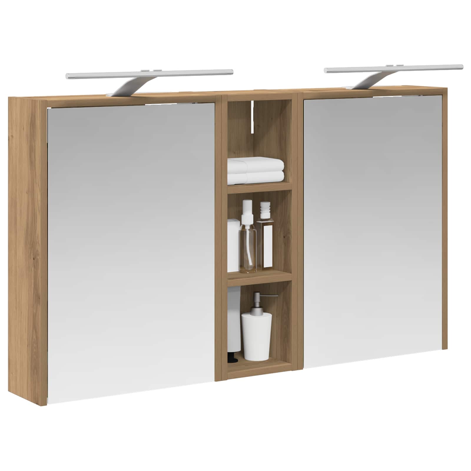 Set di Armadi da Bagno 3 pcs 106 x 16 x 62,5 cm | homemem39