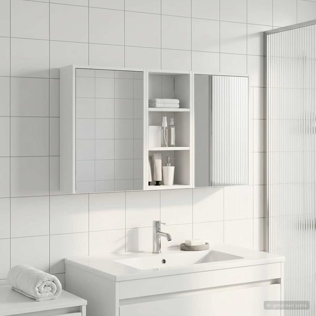 Set di Armadi da Bagno 3 pcs 116 x 16 x 62,5 cm | homemem39