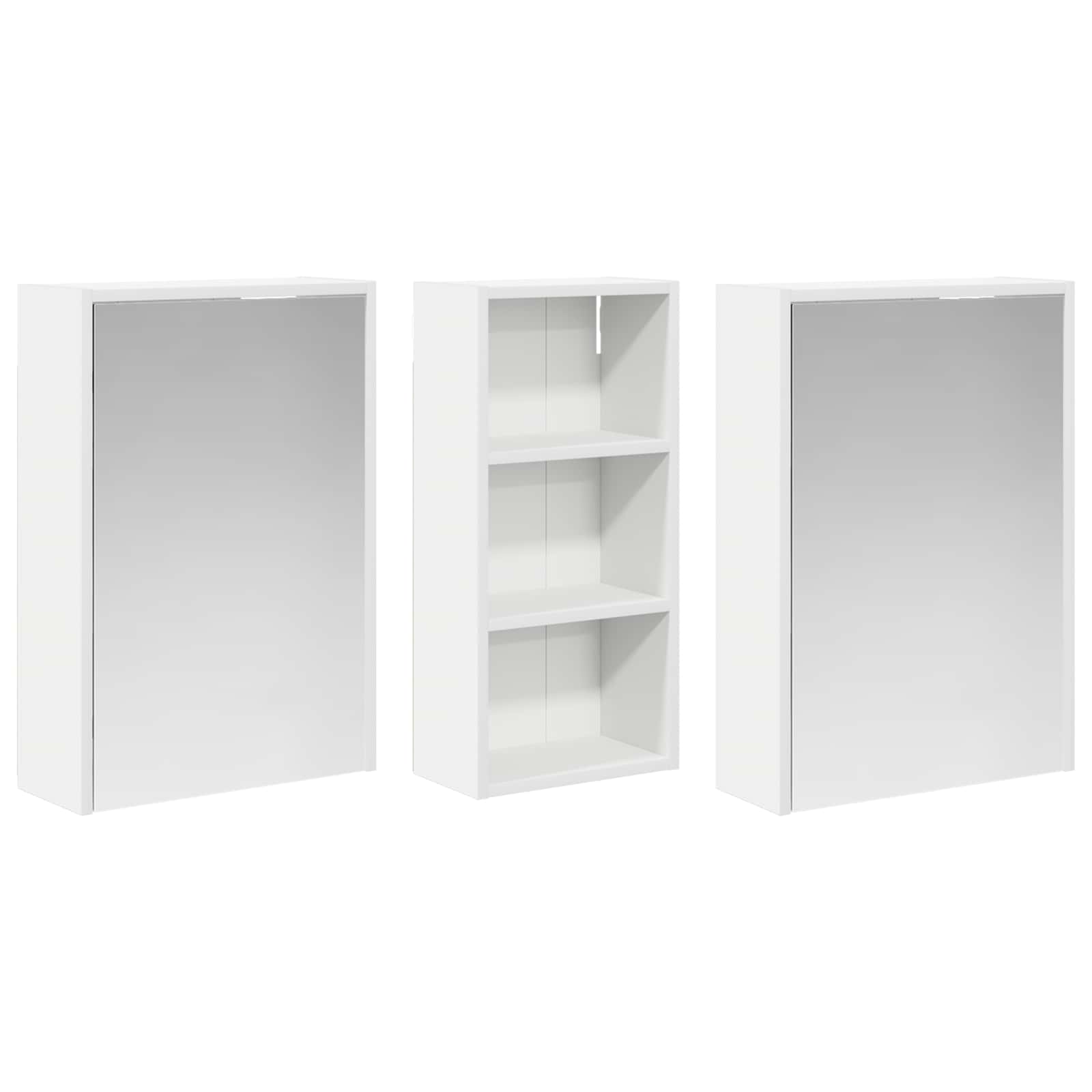Set di Armadi da Bagno 3 pcs 116 x 16 x 62,5 cm | homemem39