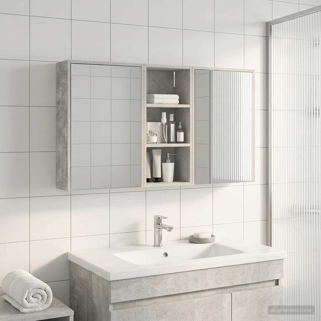 Set di Armadi da Bagno 3 pcs 116 x 16 x 62,5 cm | homemem39