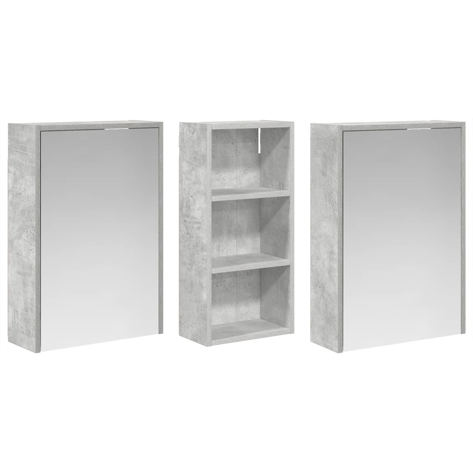 Set di Armadi da Bagno 3 pcs 116 x 16 x 62,5 cm | homemem39