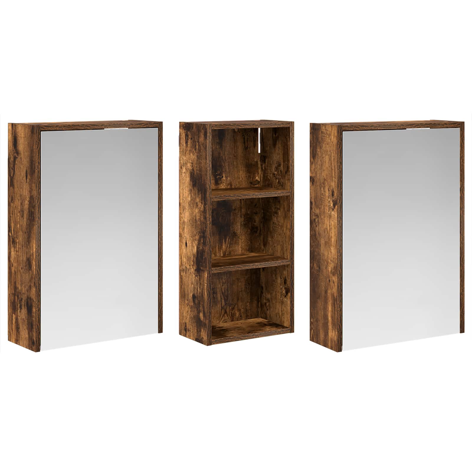 Set di Armadi da Bagno 3 pcs 116 x 16 x 62,5 cm | homemem39