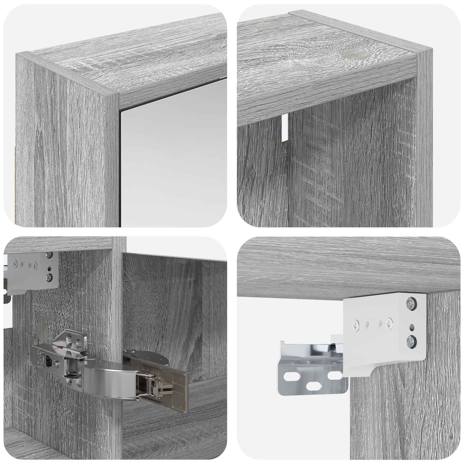 Set di Armadi da Bagno 3 pcs 116 x 16 x 62,5 cm | homemem39