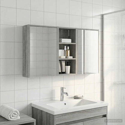 Set di Armadi da Bagno 3 pcs 116 x 16 x 62,5 cm | homemem39