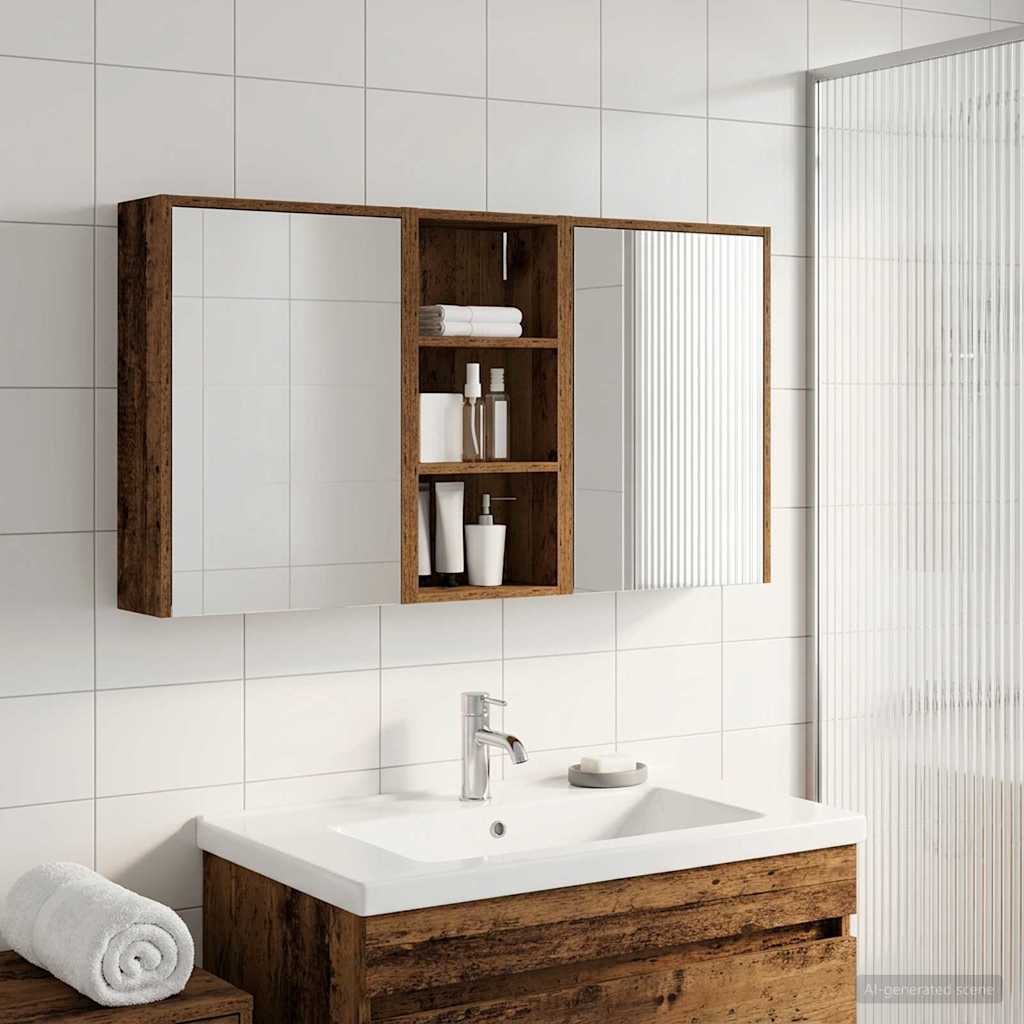 Set di Armadi da Bagno 3 pcs 116 x 16 x 62,5 cm | homemem39