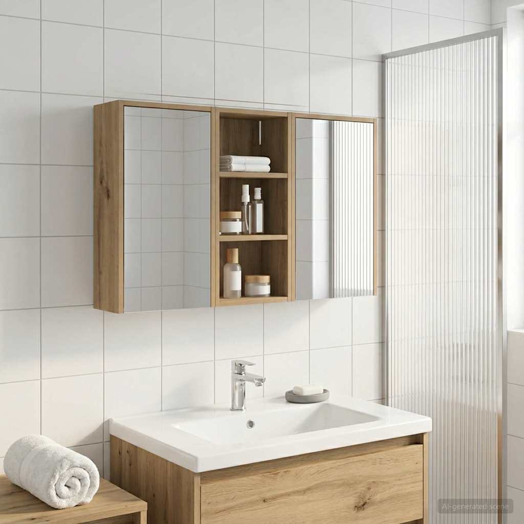 Set di Armadi da Bagno 3 pcs 116 x 16 x 62,5 cm | homemem39