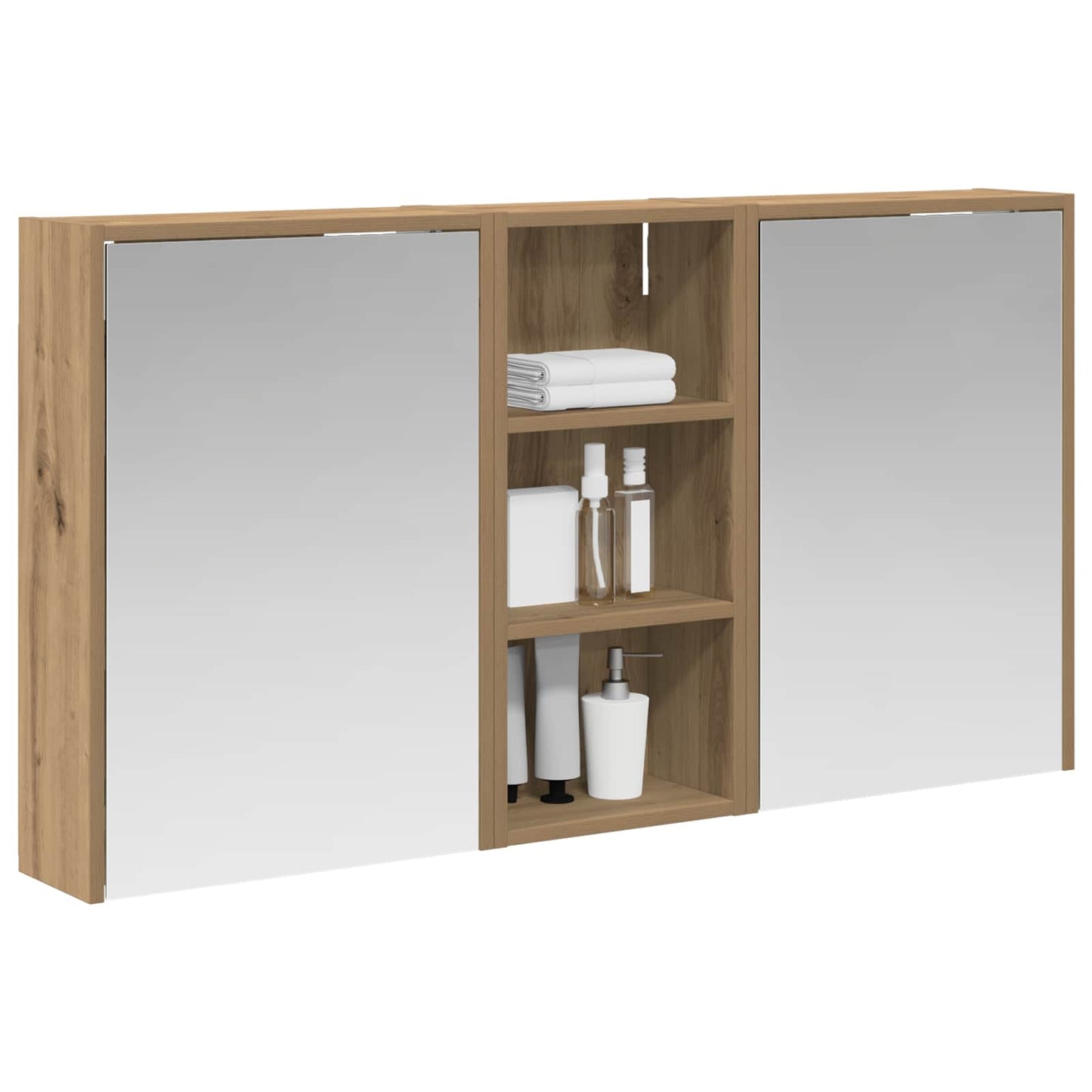 Set di Armadi da Bagno 3 pcs 116 x 16 x 62,5 cm | homemem39