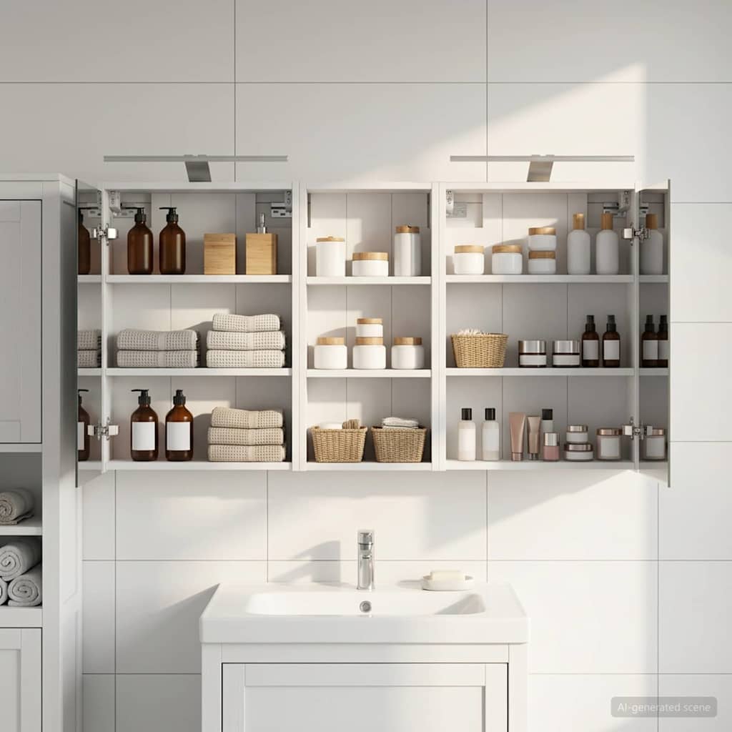 Set di Armadi da Bagno 3 pcs 116 x 16 x 62,5 cm | homemem39