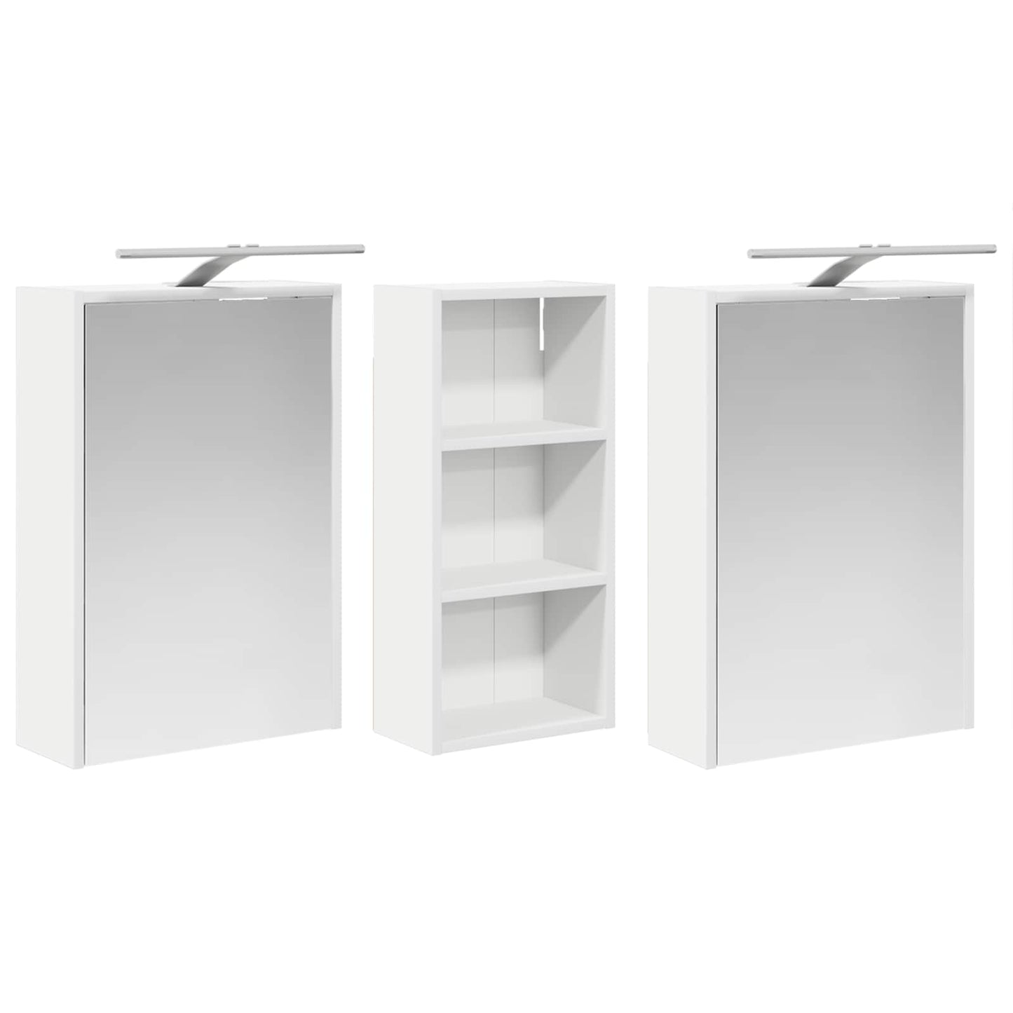 Set di Armadi da Bagno 3 pcs 116 x 16 x 62,5 cm | homemem39