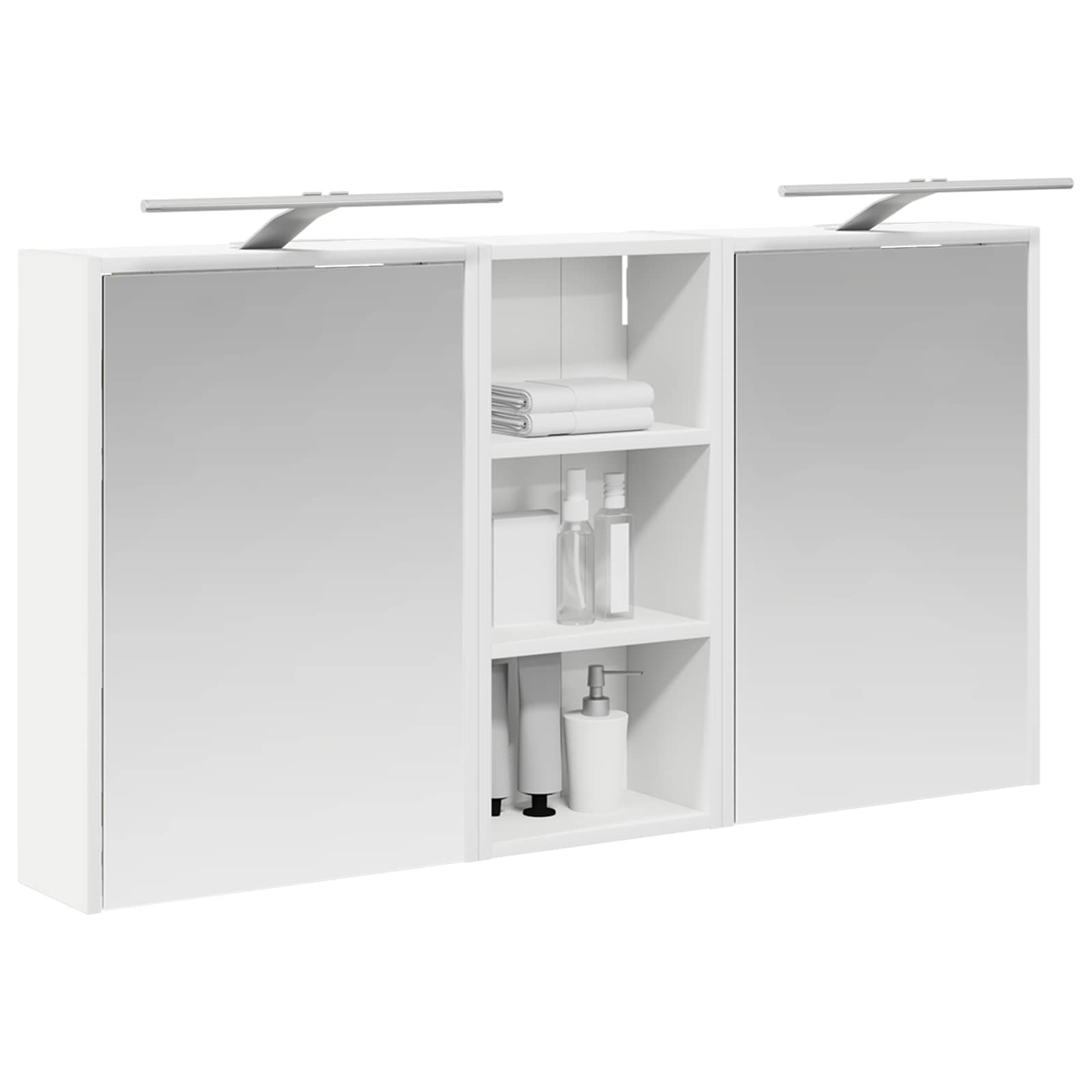 Set di Armadi da Bagno 3 pcs 116 x 16 x 62,5 cm | homemem39