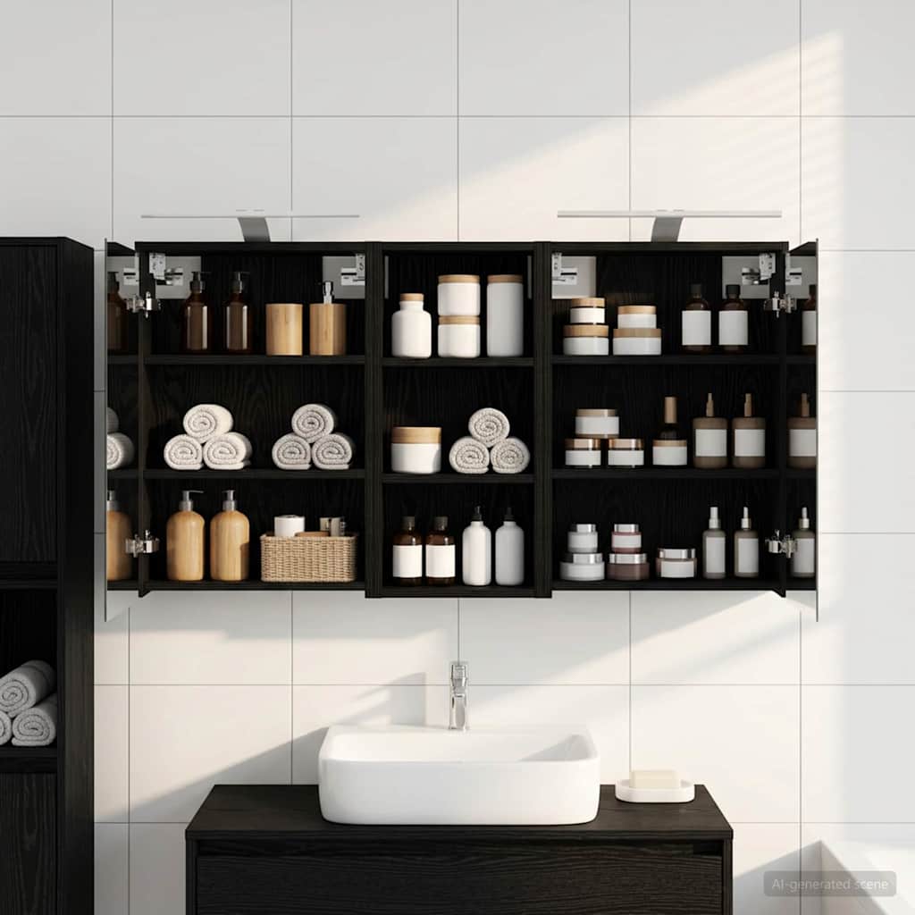 Set di Armadi da Bagno 3 pcs 116 x 16 x 62,5 cm | homemem39