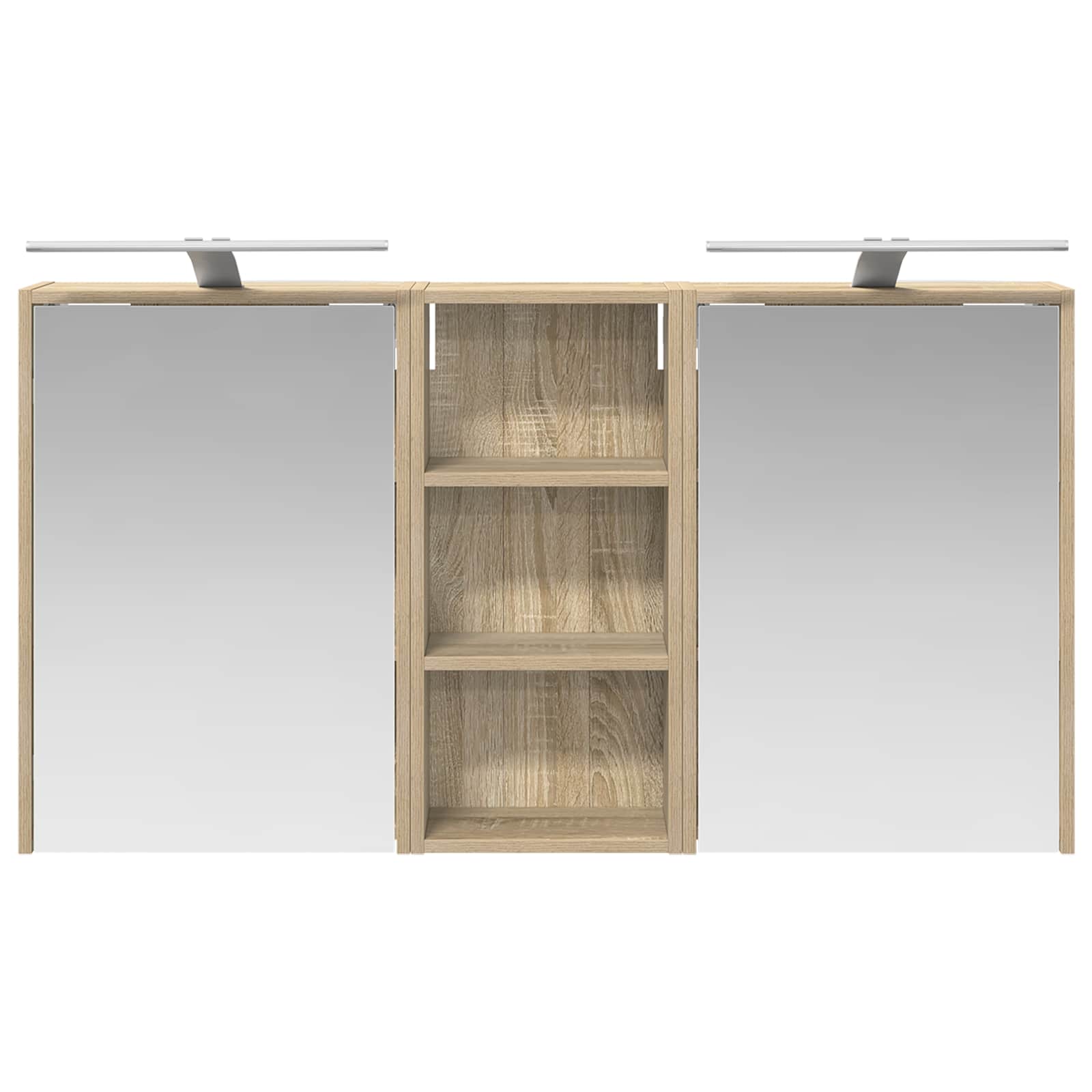 Set di Armadi da Bagno 3 pcs 116 x 16 x 62,5 cm | homemem39