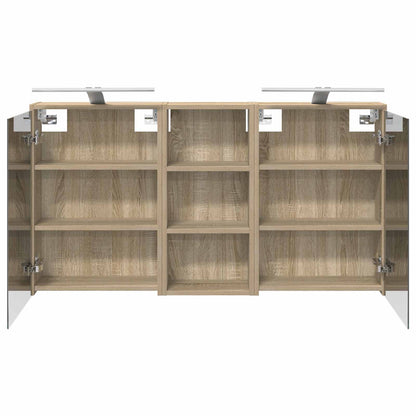 Set di Armadi da Bagno 3 pcs 116 x 16 x 62,5 cm | homemem39