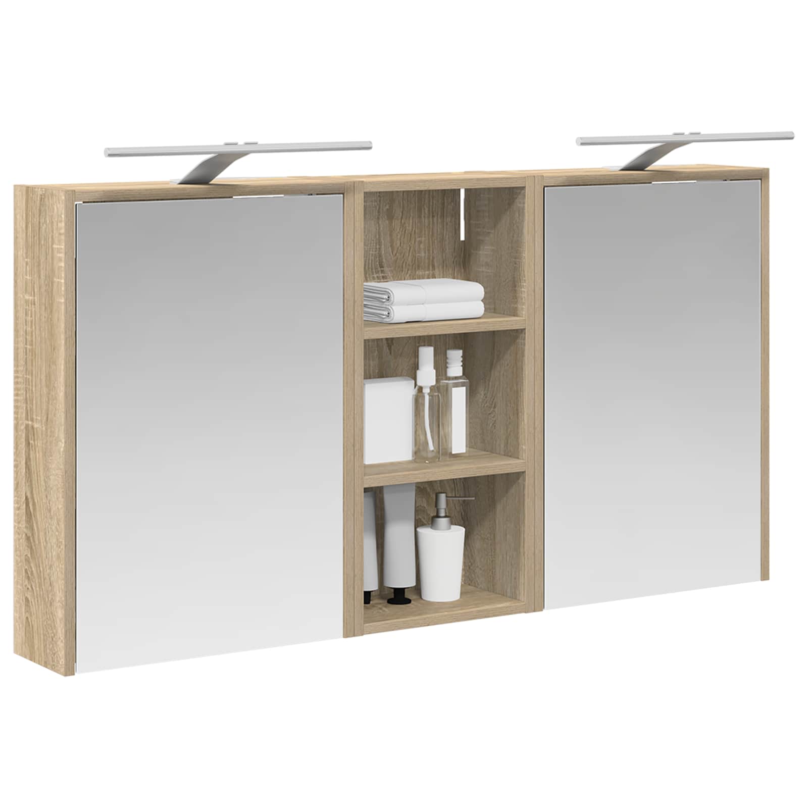 Set di Armadi da Bagno 3 pcs 116 x 16 x 62,5 cm | homemem39