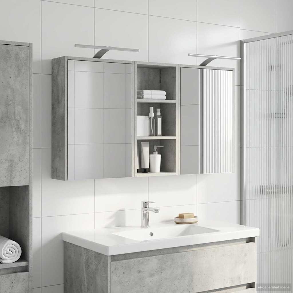 Set di Armadi da Bagno 3 pcs 116 x 16 x 62,5 cm | homemem39