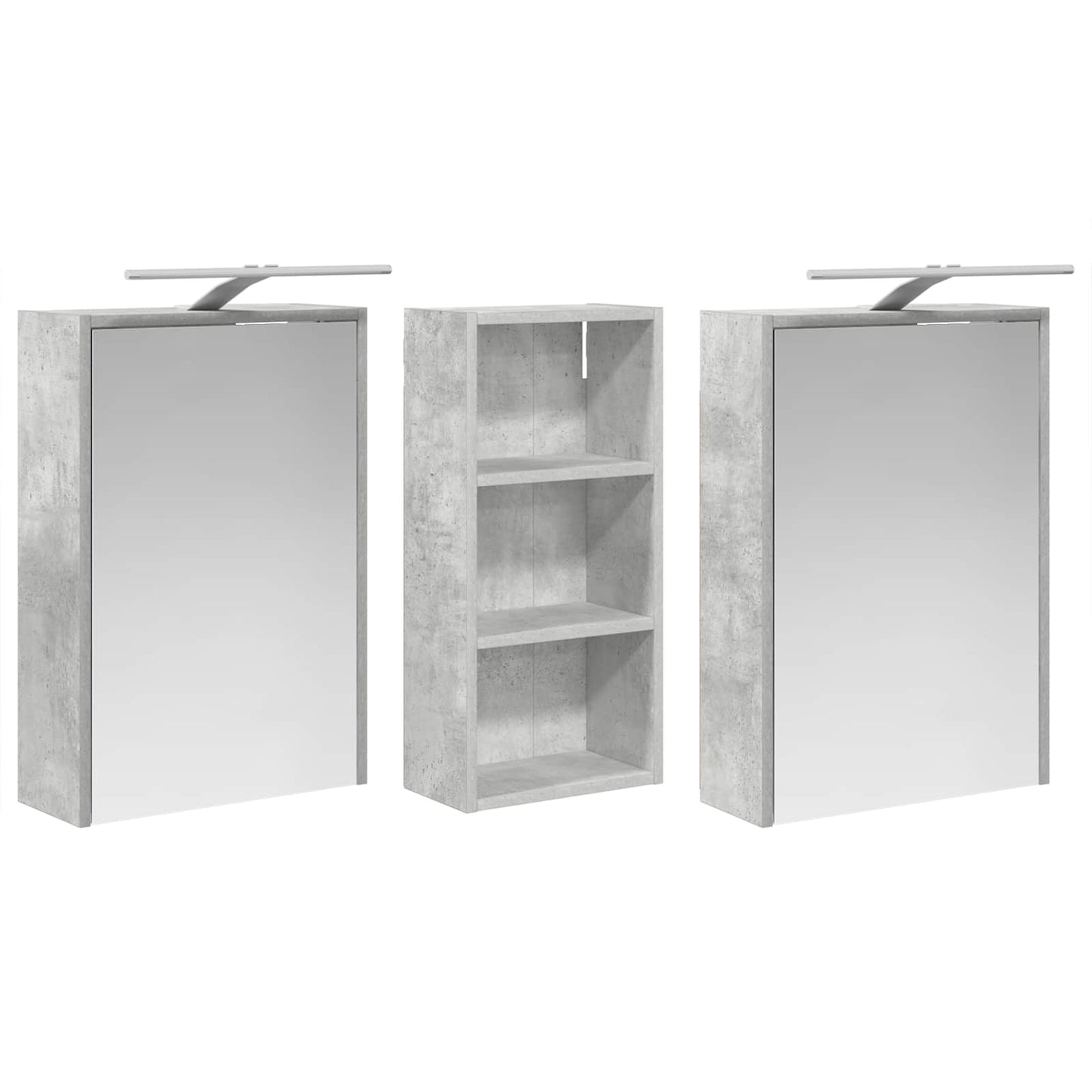Set di Armadi da Bagno 3 pcs 116 x 16 x 62,5 cm | homemem39