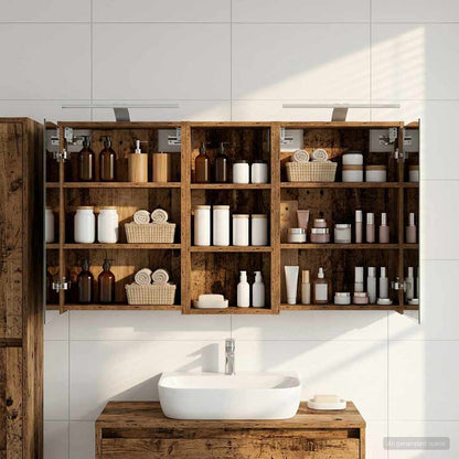 Set di Armadi da Bagno 3 pcs 116 x 16 x 62,5 cm | homemem39