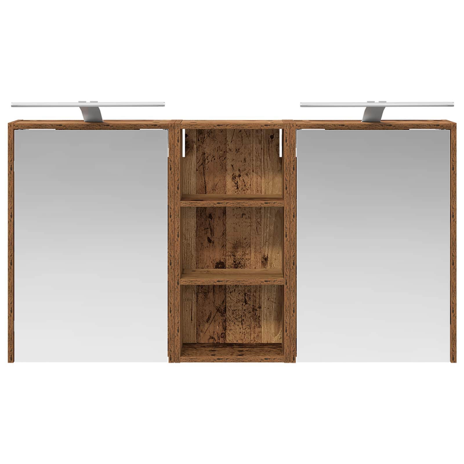 Set di Armadi da Bagno 3 pcs 116 x 16 x 62,5 cm | homemem39
