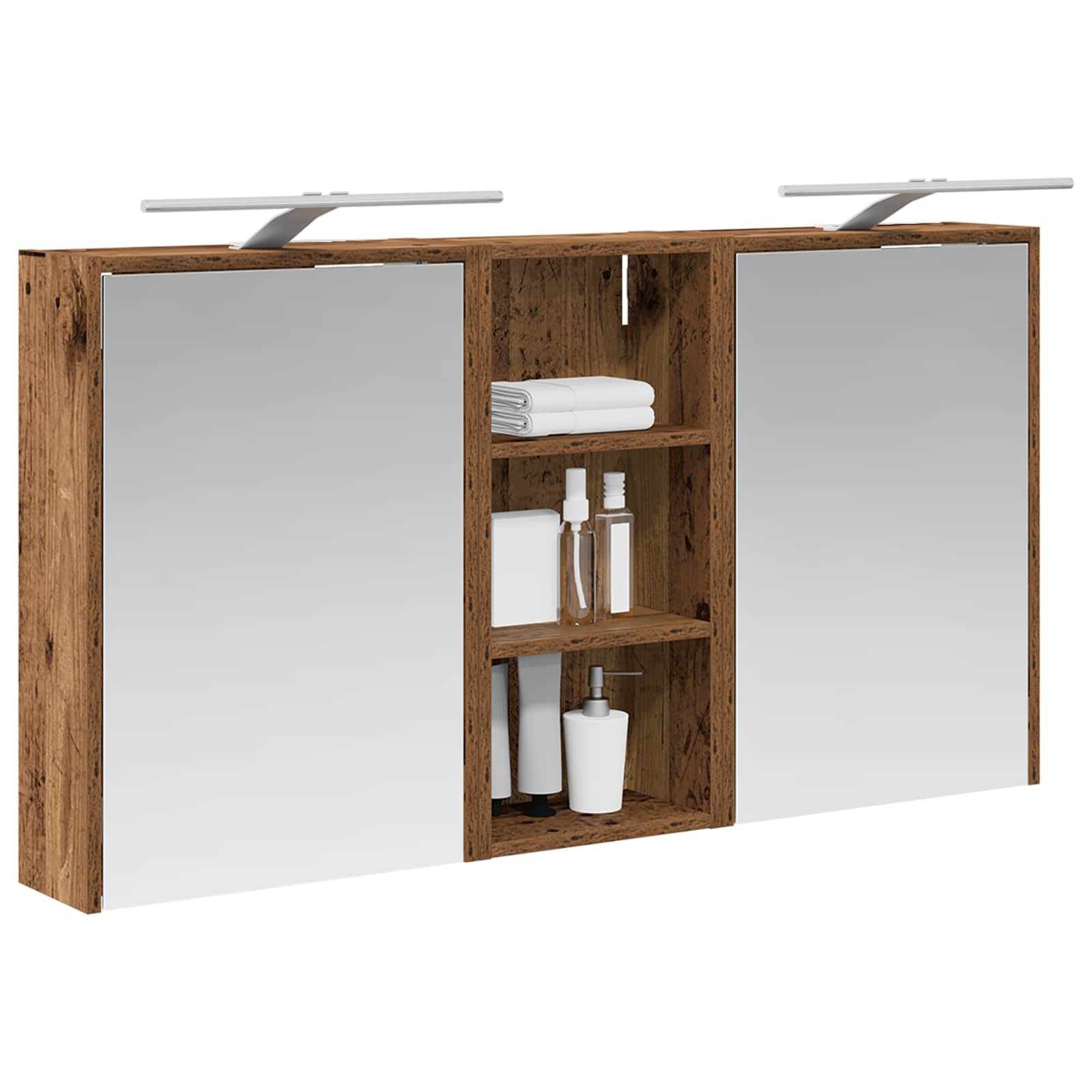 Set di Armadi da Bagno 3 pcs 116 x 16 x 62,5 cm | homemem39