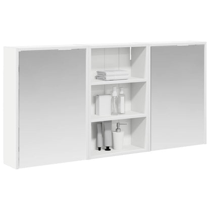 Set di Armadi da Bagno con lo scaffale 3 pcs 126 x 16 x 62.5 cm | homemem39