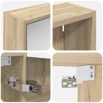 Set di Armadi da Bagno con lo scaffale 3 pcs 126 x 16 x 62.5 cm | homemem39