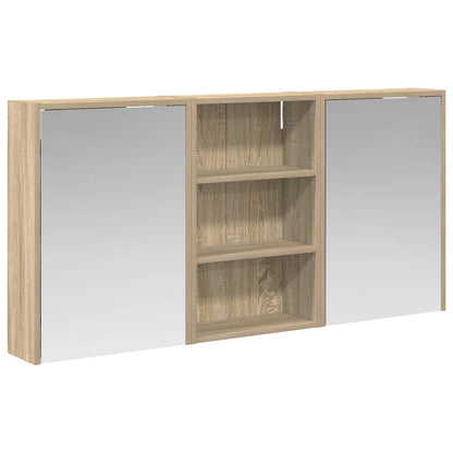 Set di Armadi da Bagno con lo scaffale 3 pcs 126 x 16 x 62.5 cm | homemem39