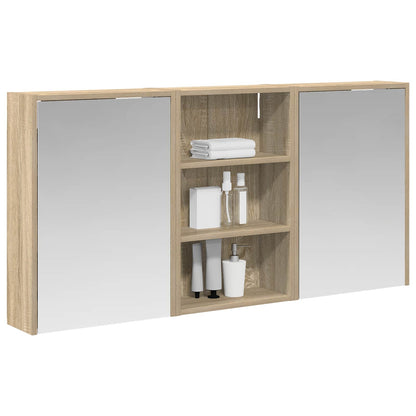 Set di Armadi da Bagno con lo scaffale 3 pcs 126 x 16 x 62.5 cm | homemem39