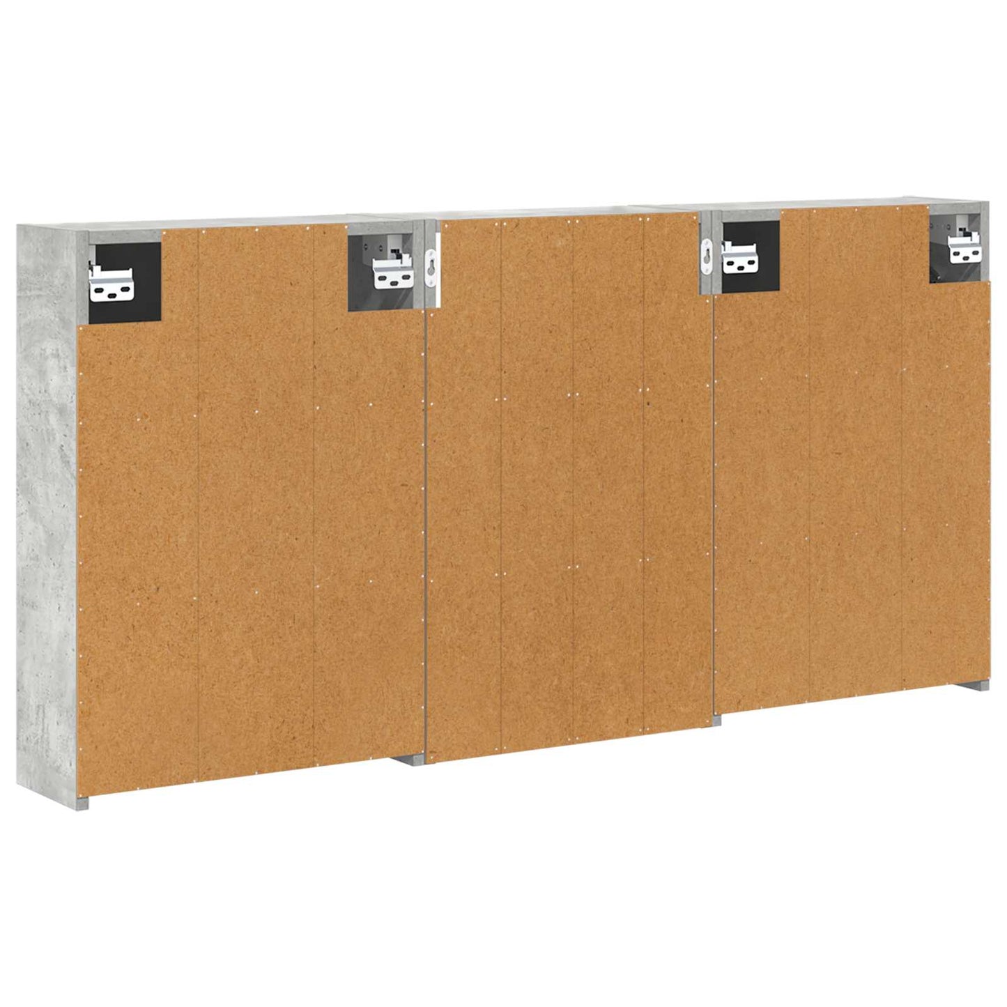 Set di Armadi da Bagno con lo scaffale 3 pcs 126 x 16 x 62.5 cm | homemem39