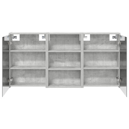 Set di Armadi da Bagno con lo scaffale 3 pcs 126 x 16 x 62.5 cm | homemem39