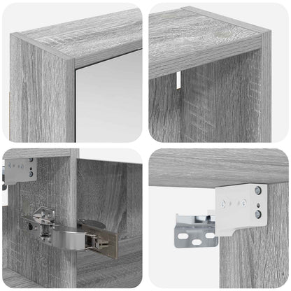 Set di Armadi da Bagno con lo scaffale 3 pcs 126 x 16 x 62.5 cm | homemem39