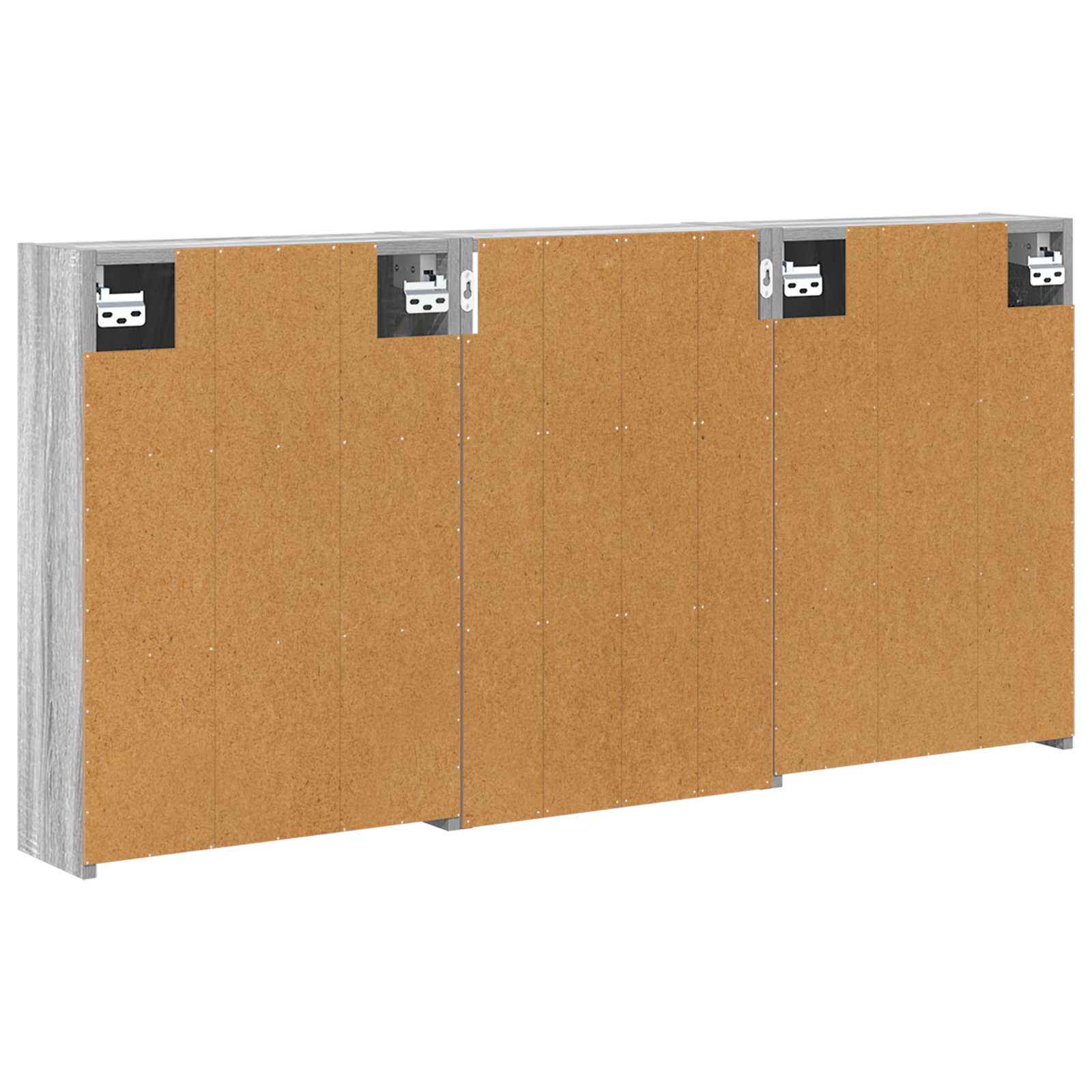 Set di Armadi da Bagno con lo scaffale 3 pcs 126 x 16 x 62.5 cm | homemem39