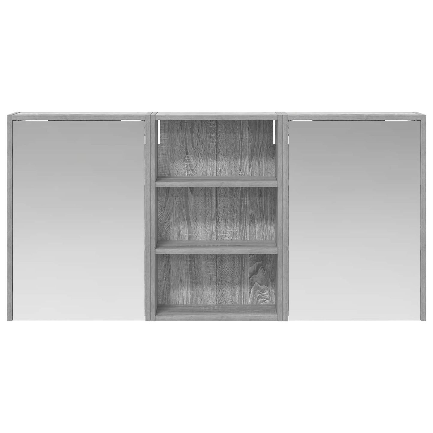 Set di Armadi da Bagno con lo scaffale 3 pcs 126 x 16 x 62.5 cm | homemem39