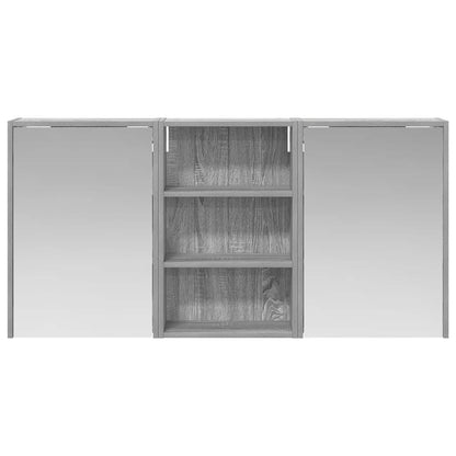 Set di Armadi da Bagno con lo scaffale 3 pcs 126 x 16 x 62.5 cm | homemem39