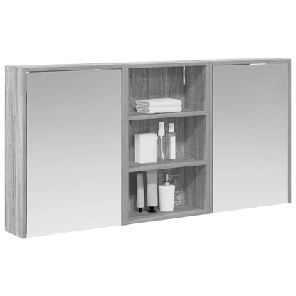 Set di Armadi da Bagno con lo scaffale 3 pcs 126 x 16 x 62.5 cm | homemem39
