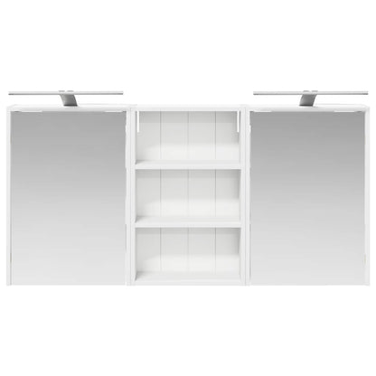 Set di Armadi da Bagno con lo scaffale 3 pcs 126 x 16 x 62.5 cm | homemem39