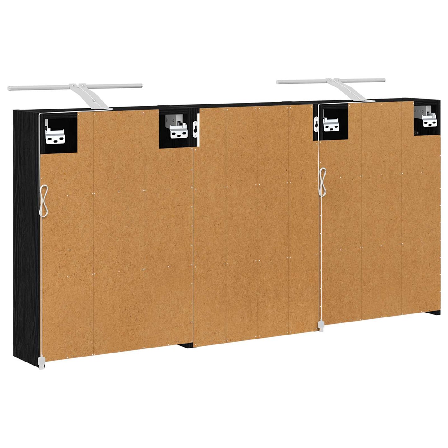 Set di Armadi da Bagno con lo scaffale 3 pcs 126 x 16 x 62.5 cm | homemem39