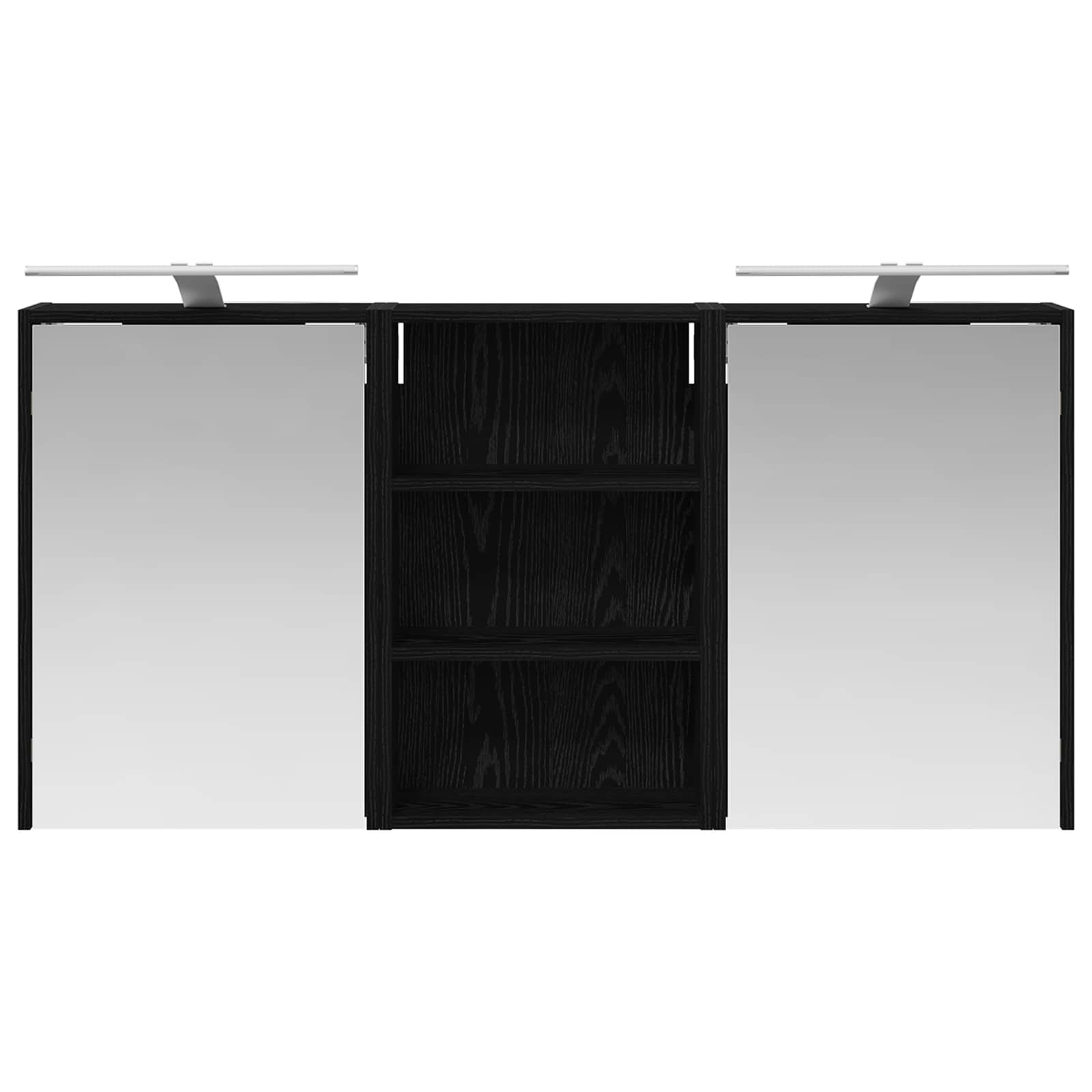 Set di Armadi da Bagno con lo scaffale 3 pcs 126 x 16 x 62.5 cm | homemem39