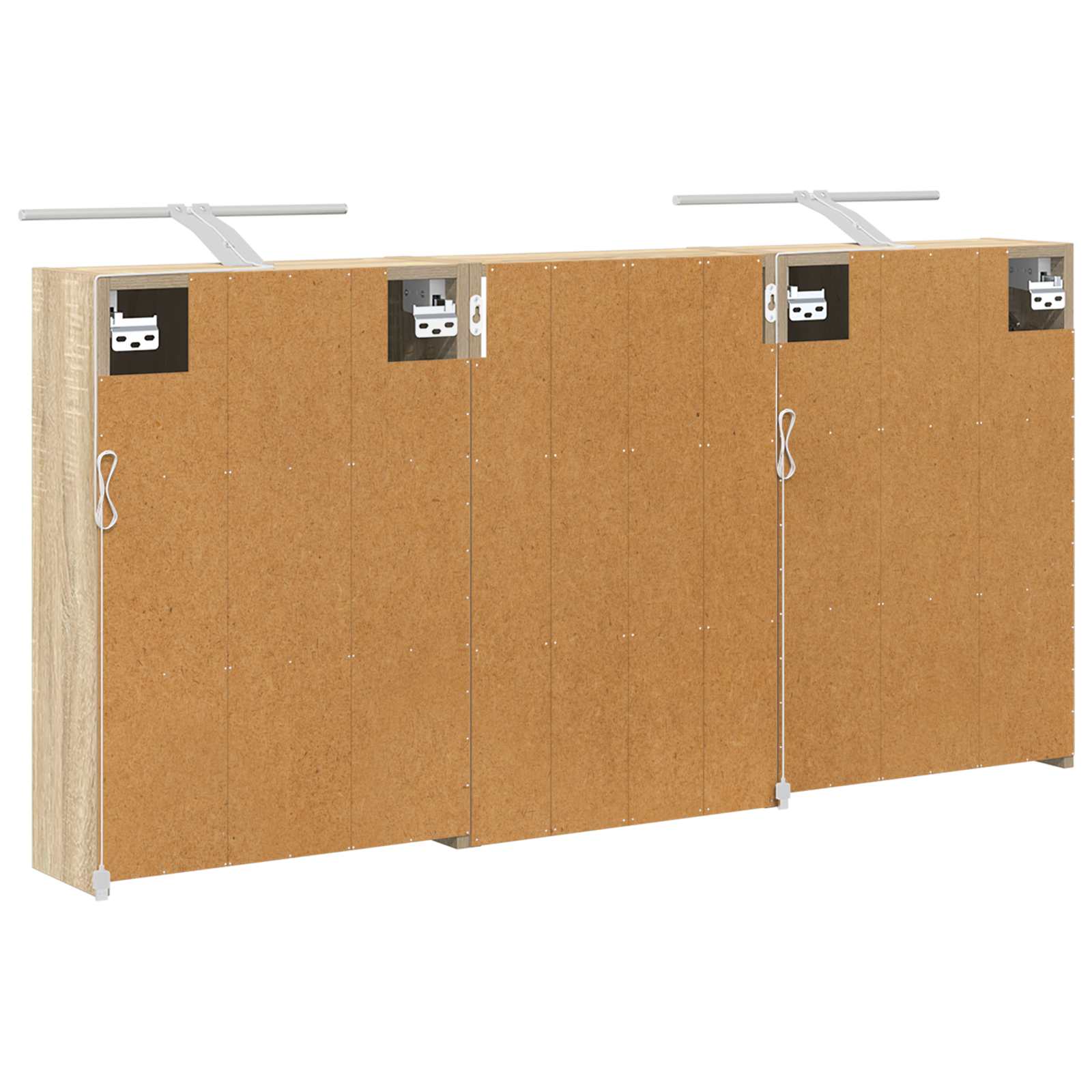 Set di Armadi da Bagno con lo scaffale 3 pcs 126 x 16 x 62.5 cm | homemem39