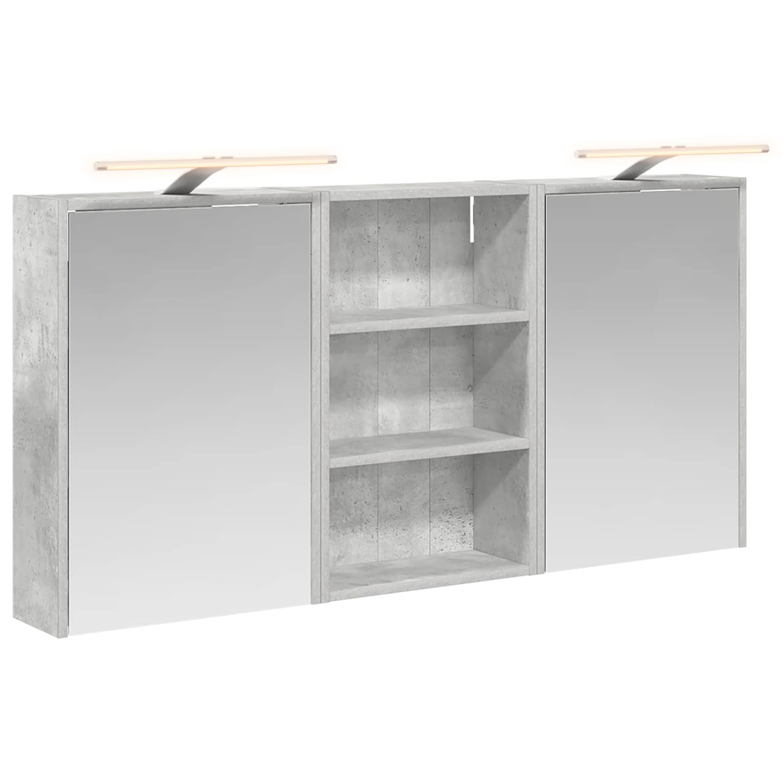 Set di Armadi da Bagno con lo scaffale 3 pcs 126 x 16 x 62.5 cm | homemem39