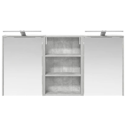 Set di Armadi da Bagno con lo scaffale 3 pcs 126 x 16 x 62.5 cm | homemem39
