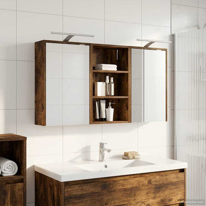 Set di Armadi da Bagno con lo scaffale 3 pcs 126 x 16 x 62.5 cm | homemem39