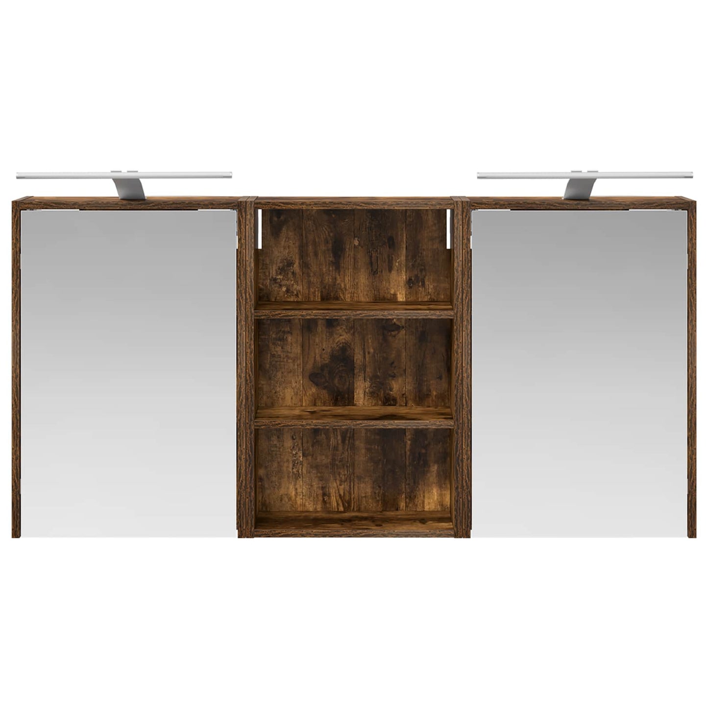 Set di Armadi da Bagno con lo scaffale 3 pcs 126 x 16 x 62.5 cm | homemem39