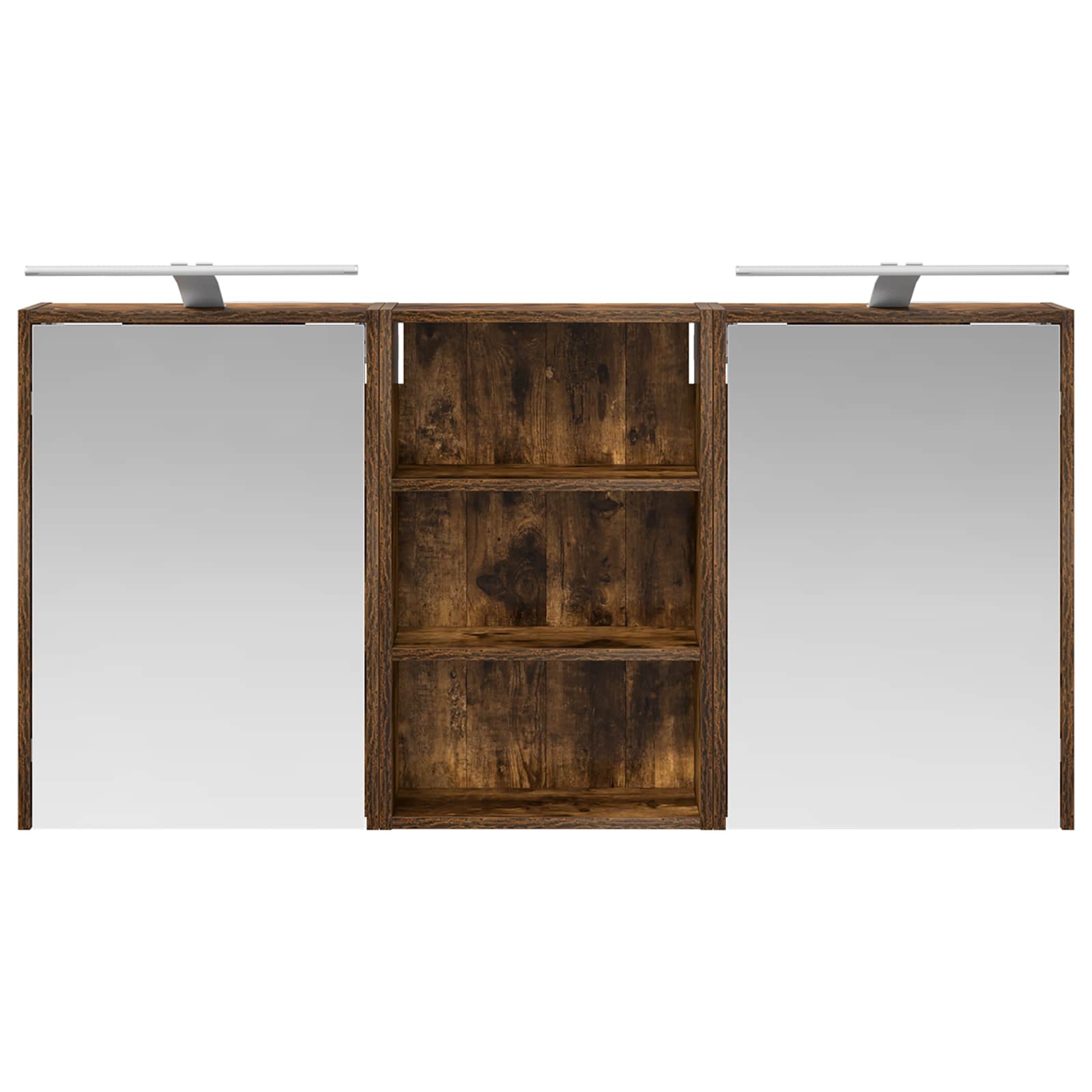 Set di Armadi da Bagno con lo scaffale 3 pcs 126 x 16 x 62.5 cm | homemem39