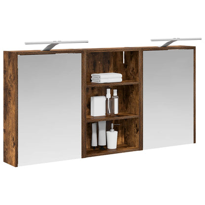Set di Armadi da Bagno con lo scaffale 3 pcs 126 x 16 x 62.5 cm | homemem39