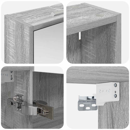 Set di Armadi da Bagno con lo scaffale 3 pcs 126 x 16 x 62.5 cm | homemem39