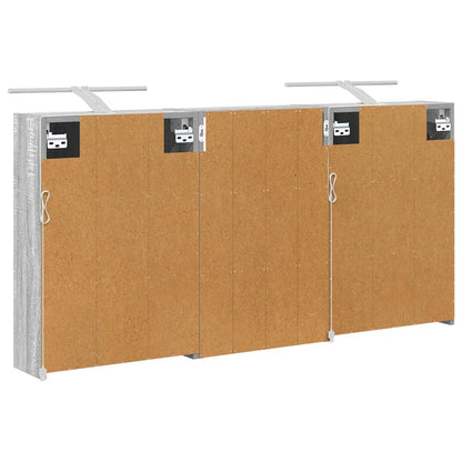 Set di Armadi da Bagno con lo scaffale 3 pcs 126 x 16 x 62.5 cm | homemem39