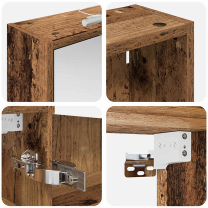 Set di Armadi da Bagno con lo scaffale 3 pcs 126 x 16 x 62.5 cm | homemem39