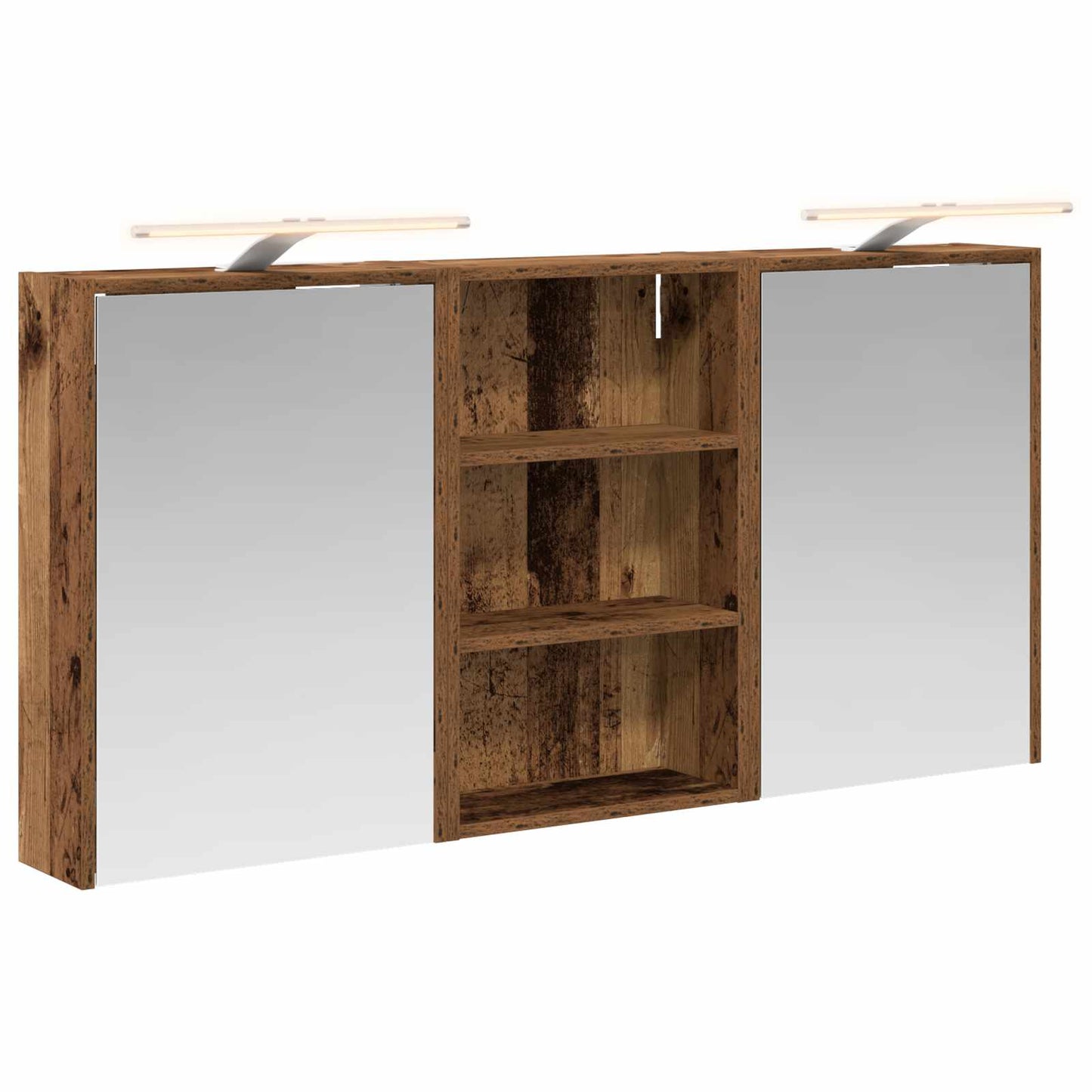Set di Armadi da Bagno con lo scaffale 3 pcs 126 x 16 x 62.5 cm | homemem39