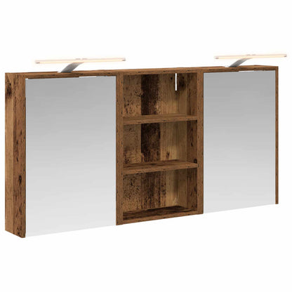 Set di Armadi da Bagno con lo scaffale 3 pcs 126 x 16 x 62.5 cm | homemem39