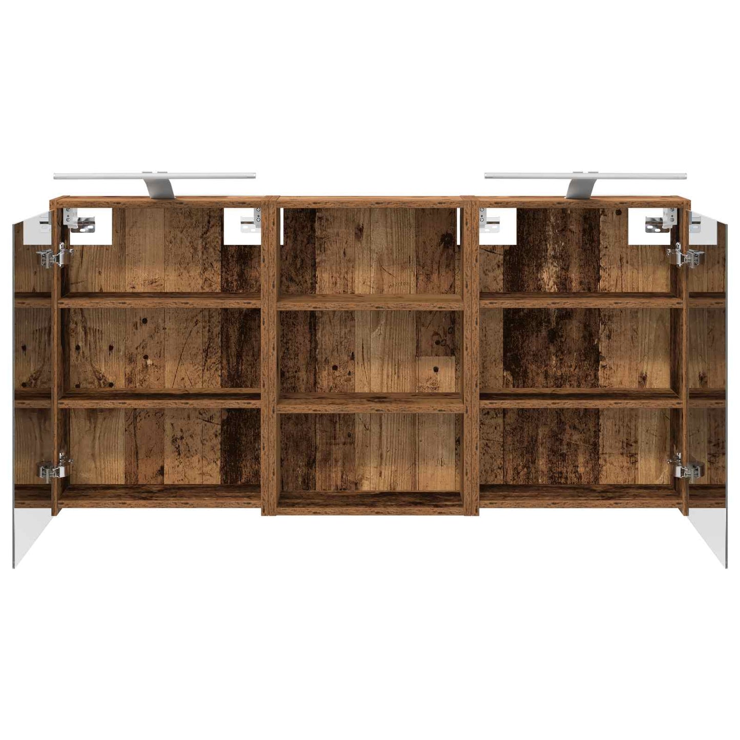 Set di Armadi da Bagno con lo scaffale 3 pcs 126 x 16 x 62.5 cm | homemem39